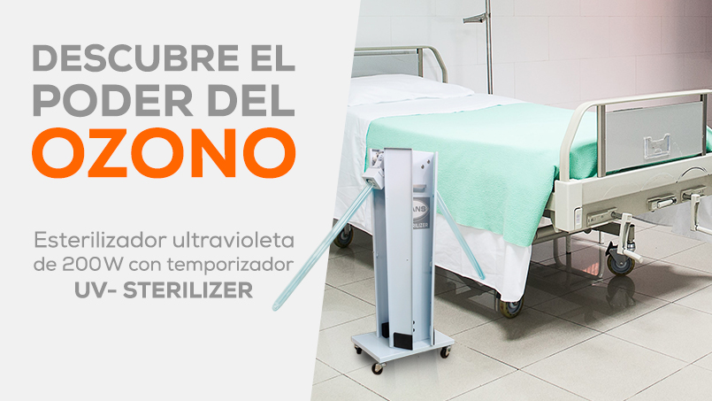 Limpia tus espacios con la nueva tecnología de Evans UV-STERILIZER