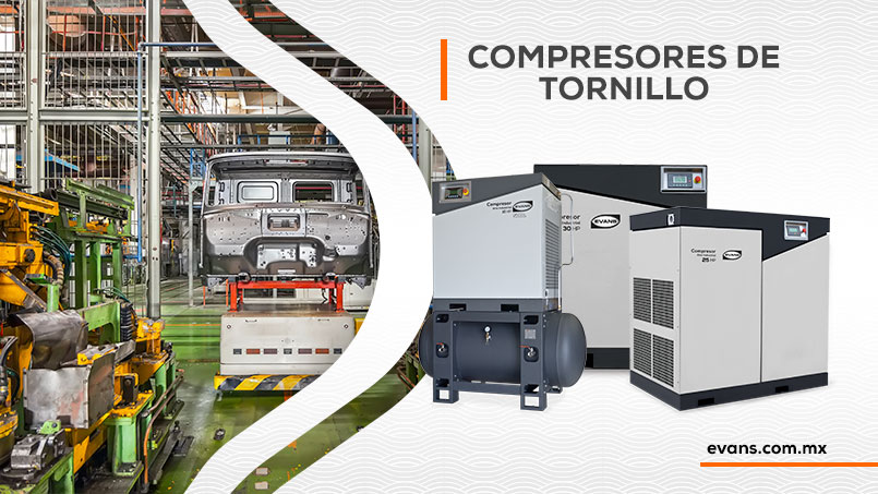 Compresores de tornillo Evans: La solución ideal para la industria